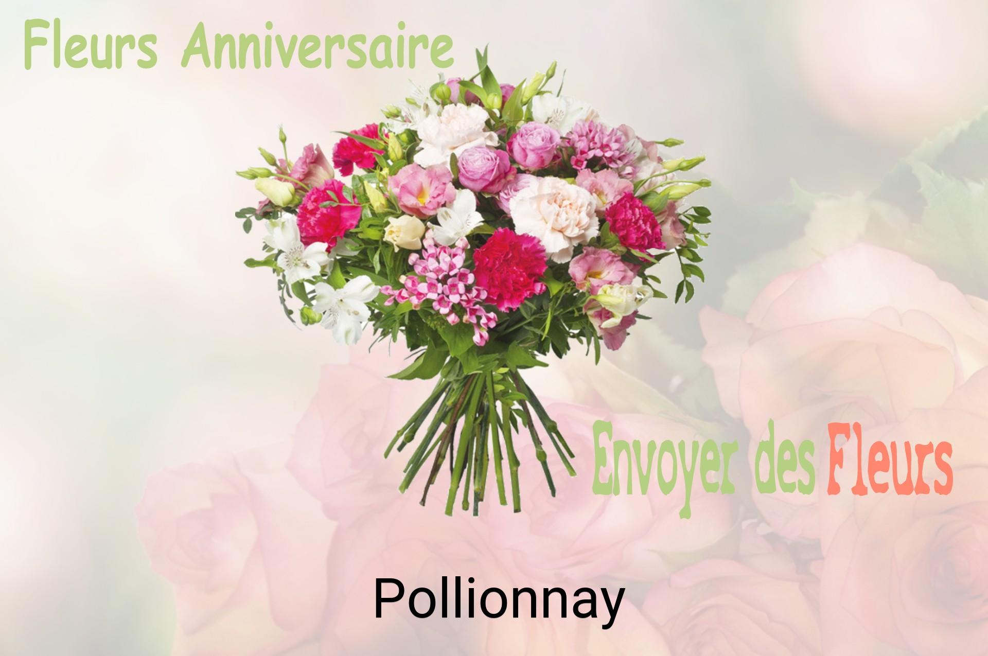 Bouquet de fleurs d’anniversaire livré à Pollionnay